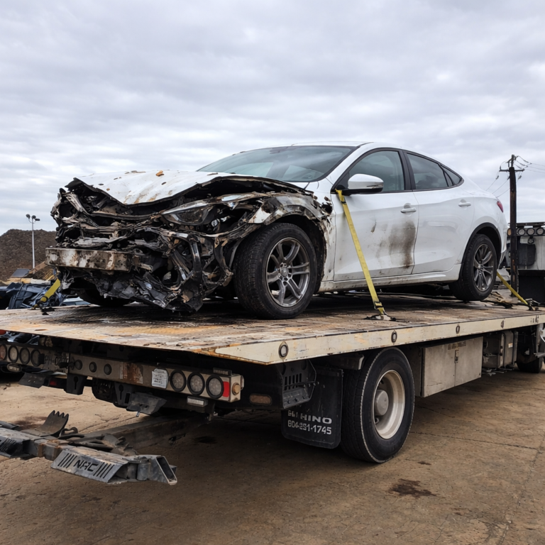 Accident EV removal vancouver